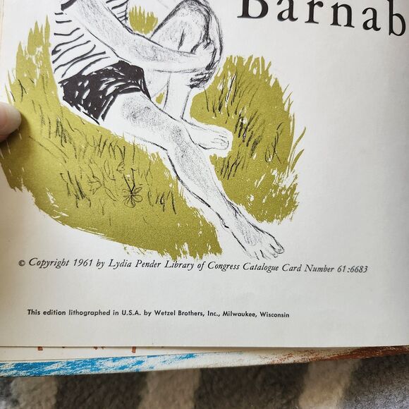 Vintage Barnaby and the Horses 1961 HC Lydia Pender Alie Evers Illustrated - Picture 6 of 6